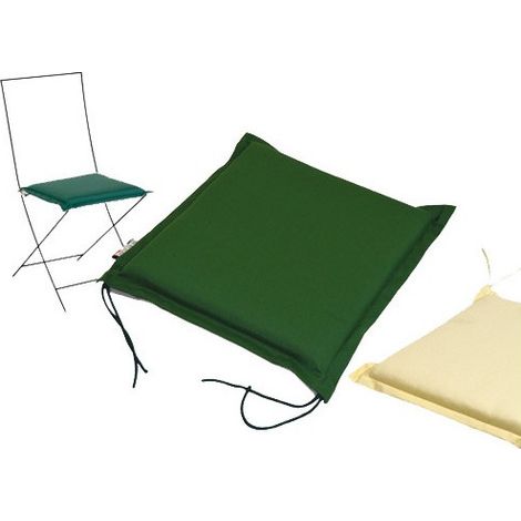 Cojín Zippo crudo asiento 40x40x5 cm – Comodidad para sillas de exterior