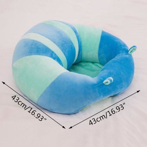 VT0739 Jiyaru Sofa Bébé Support Assise Fauteuil Siège Bébé Apprentissage Bleu (1/2)