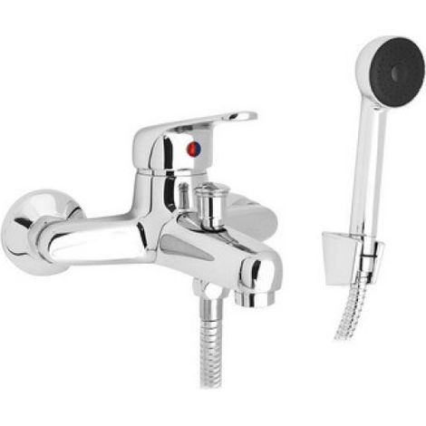 MONOCOMANDO VASCA CON DUPLEX SERIE INES (HydrAll) Cromo