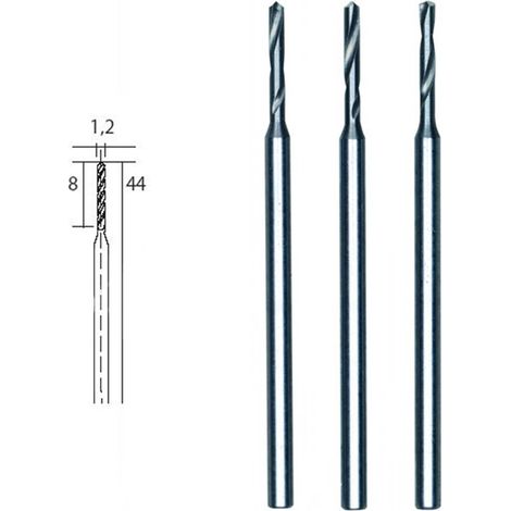 Forets HSS en acier Ø 1.2 mm « PROXXON » - Proxxon