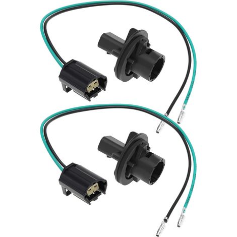 2pcs Rear Light Wiring Harness Sets Compatible with Defender XBP100180 STC1188 Rear Turn Signal Connector and Bulb Holder Lighting Assemblies (1/5)