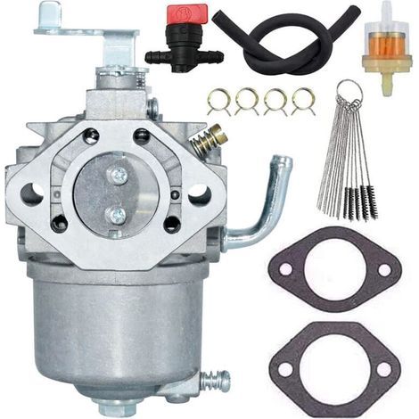 Kit carburateur Robin EY28, compatible avec générateur EY280 7,5 HP (référence : 234-62551), avec kit de nettoyage de tuyau et joint (1/4)