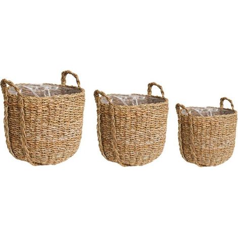 Tenno Basket (Set of 3) - Reed/Seagrass - Natural