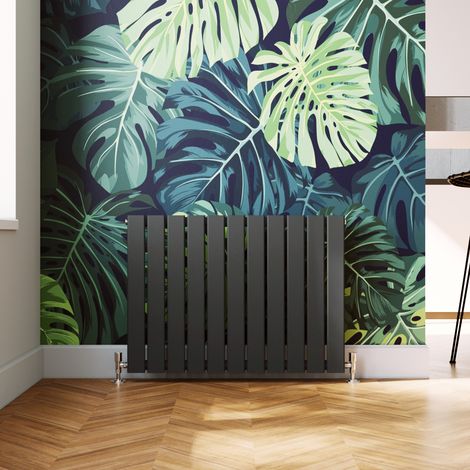 ELEGANT Designer Horizontal Radiator 600x836 mm Flat Panel Anthracite Column (1/5)