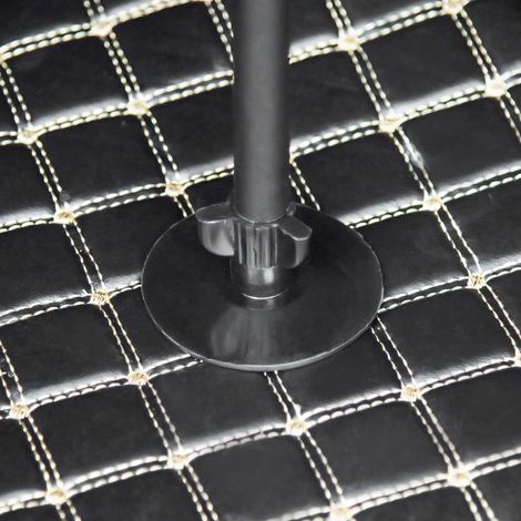 Barrière réglable universelle pour chien, grille de séparation auto ajustable en hauteur et largeur, filet de protection noir pour transporter animaux domestiques. (1/5)