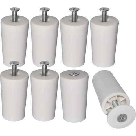 8x Butée De Volet Roulant - Accessoire De Store - Protection Des Lamelles - En Plastique Blanc Résistant 40x28mm (1/5)