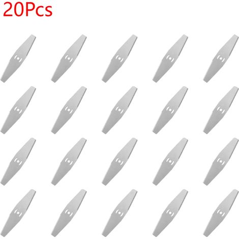 (20 pièces) Lames de coupe-bordures en métal, têtes de coupe-bordures, accessoires de rechange, lames de scie, accessoires pour tondeuses à gazon (1/5)