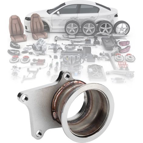T3/T4 Turbo-Flanschadapter aus Edelstahl, 5 Schrauben auf V 3" Kragen, universeller Downpipe-Anschluss, kompatibel mit Turboladern, hitzebeständiger Umbausatz, Autoteil. (1/5)