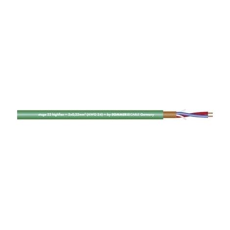Cavo Microfono Sommer Cable Verde 2 x 0,22 mm²