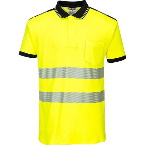 Polo Hv Pw3 Farbe: Gelb/schwarz Größe M - Portwest