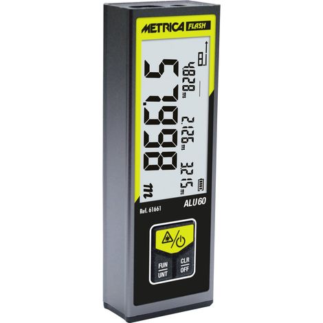 Telemetro laser tascabile ALU60 - METRICA - 61661