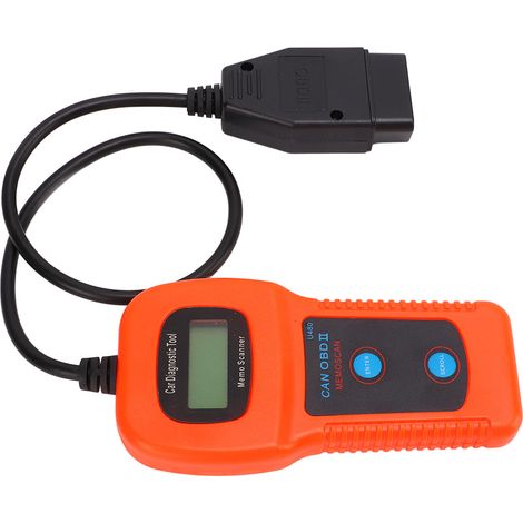 Scanner de diagnostic OBD2 pour voiture U480 avec écran LCD, 10-12 V CC, outil universel de lecture des codes moteur (1/5)