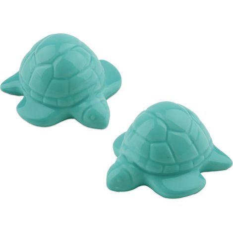 2 Cache Vis Toilettes Céramique Tortue Mer, Motif Animaux Mignons Accessoire D'installation Facile Pour la Décoration de la Salle de Bain (1/5)