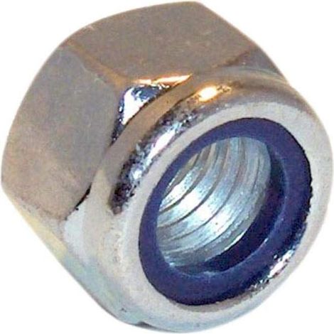 ForgeFix 100NYLOC5 Hexagon Nut & Nylon Insert ZP M5 Bag 100 FORNYLOC5M (1/2)