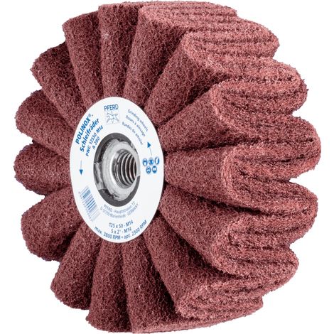 PFERD POLINOX Vlies-Schleifrad PNG Ø 125x50mm Gewinde M14 A280 für Feinschliff und Finish (1/5)