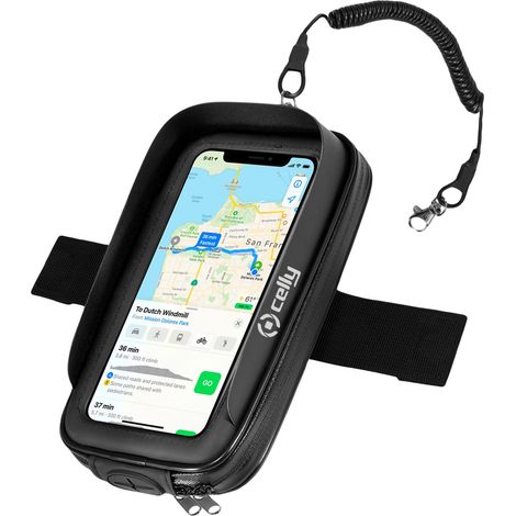 Celly RideMagnet Soporte pasivo Teléfono móvil/smartphone Negro, Transparente