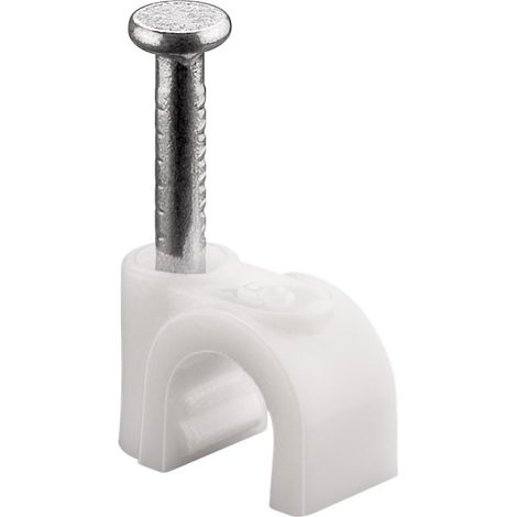 Goobay 17077 abrazadera para cable Blanco 100 pieza(s) (1/5)