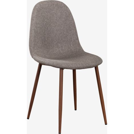 Sedia da pranzo imbottita Glamm SKLUM Legno scuro