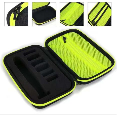 Housse de Protection pour Rasoir électrique,Étui de Protection pour Philips OneBlade QP2520/30,QP2520/65,QP2530/30,QP2630/30,Accessoires Philips oneblade,Boîte de Rangement pour Rasoir (1/5)