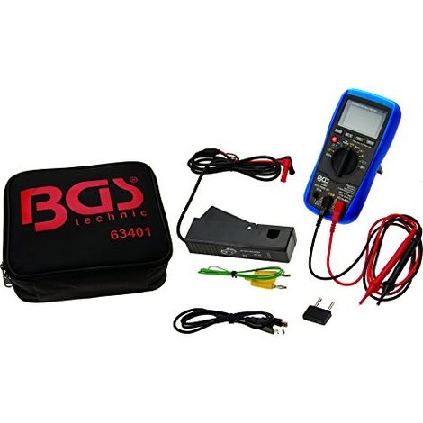 BGS KFZ-Digital-Multimeter mit USB-Schnittstelle - 63401