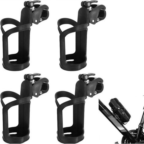 Fahrrad- und Roller-Flaschenhalter – 360-Grad-drehbar – 4-teiliges Set – universelle Becherhalter (1/5)