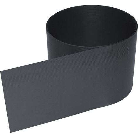 Jiubiaz Sichtschutz Zaun 2,5x0,19m Dunkelgrau 10 Stück Hart PVC wind- & wasserdicht für Doppelstabmatten (1/5)