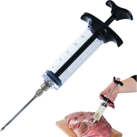 Spritzeninjektionsnadel zum Marinieren von Fleisch und Injizieren von Marinaden (1/5)
