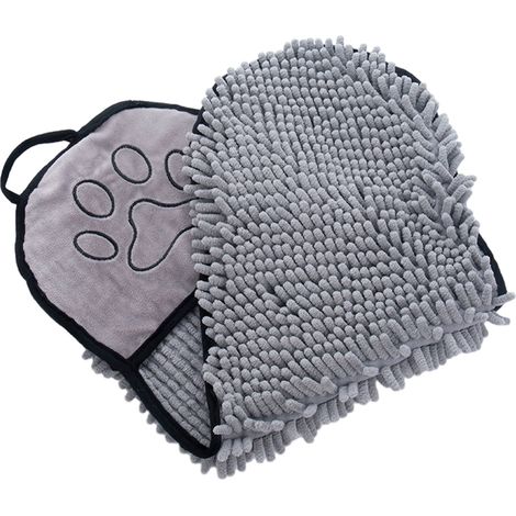 1 serviette pour chien, microfibre douce et absorbante, 62 x 23 cm, séchage rapide, lavable en machine (1/5)