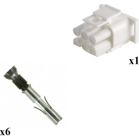 Kit Connecteur Mate n lok Mâle avec born Femelle 3x2 Voies