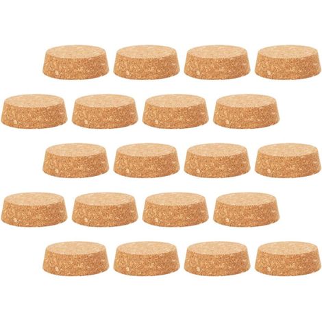 Lot de 25 bouchons liège, naturels, pour bouteilles et bocaux (1/5)