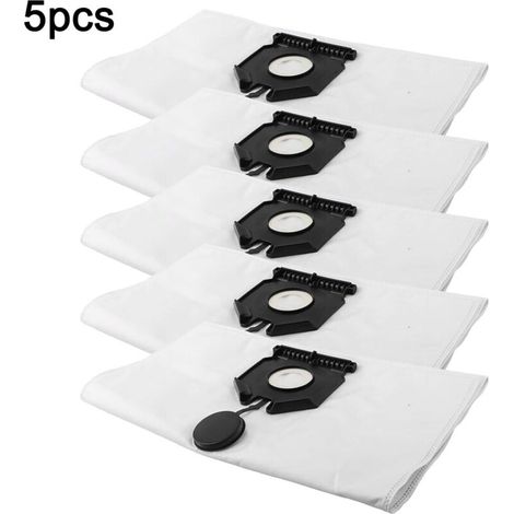 Lot de 5 sacs à poussière compatibles avec les aspirateurs Karcher 2.889-154.0 NT 30/30 L 30L NT 30/ Ap Te L NT 30/ Ap L 30L EU2613 (pièces de rechange pour aspirateur) (1/3)