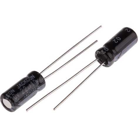 Condensateur RS PRO 22µF, 10V c.c.