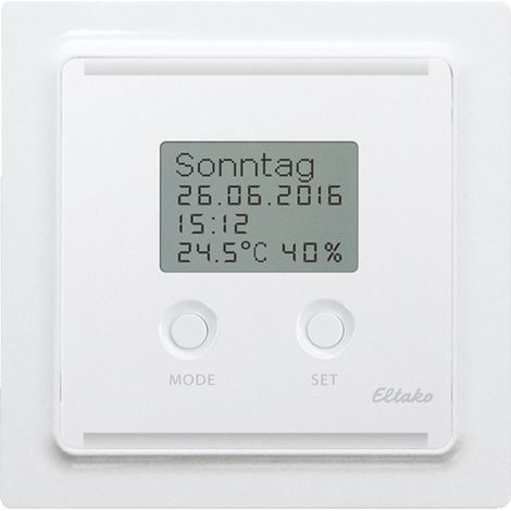 FUTH55ED/230V-pg Eltako Funk Hygrostat      Reichweite max. (im Freifeld) 30 m