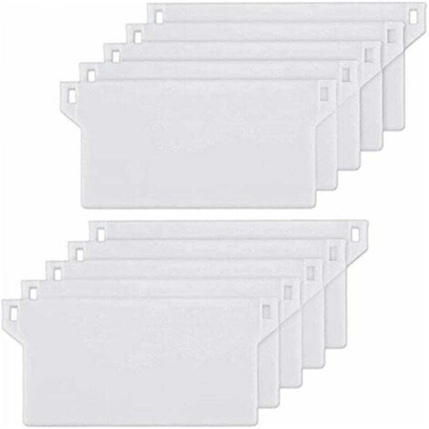 10 pièces plaque de poids pour stores californiens stores verticaux plaque de poids lamelle de store vertical pièce de rechange blanc 127mm (1/5)