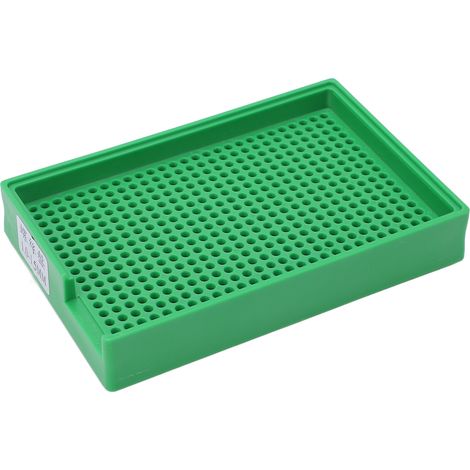 Plateau de rangement de vis à trous multiples en forme de V, ouverture plate, plaque de rangement de vis pour usage industriel, 1-1,5 mm / 0,04-0,06 pouce (459 trous) (1/5)