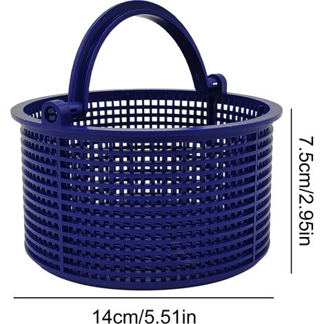 Accessoires de piscine (H12) Panier de rechange pour écumoire de piscine - Accessoires de piscine extérieure - Filtre pour piscine hors sol - Panier filtrant en maille (1/5)