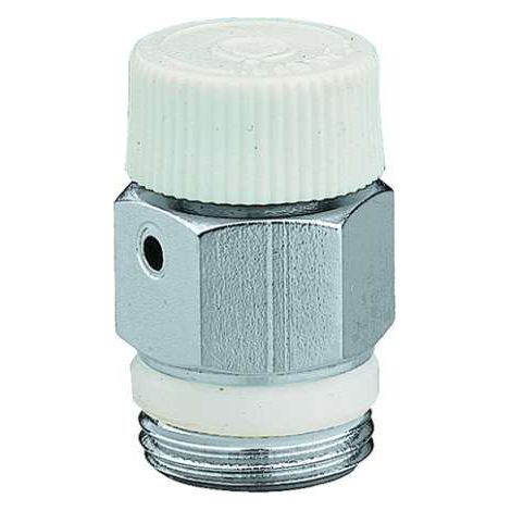Valvolina manuale di sfogo aria per radiatori filetto a tenuta PTFE - Caleffi - Set 10 pezzi