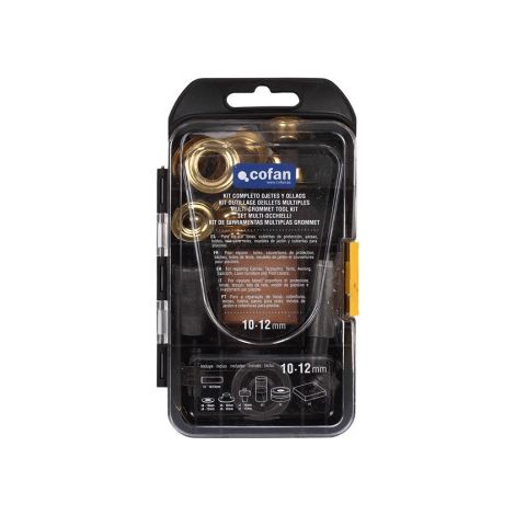 Kit de ojetes de 10 y 12 mm diámetro
