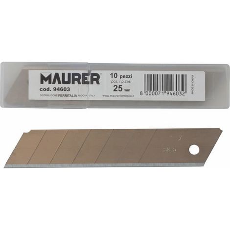 Maurer 20100805 Hoja Cutter 18 mm. (Estuche 10 Piezas) (1/5)