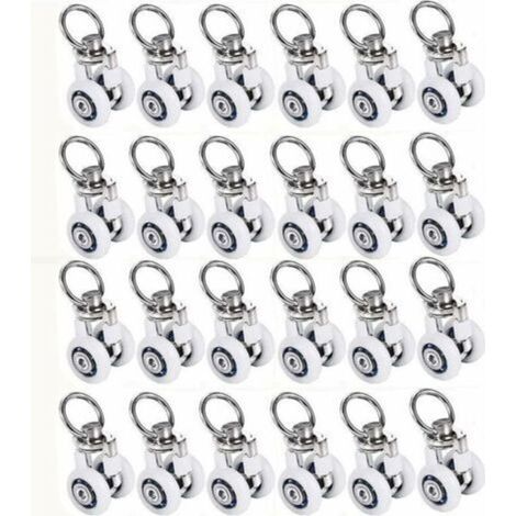 20pcs 38x20mm Curtain Track Rollers, Silent Pulley, for Curtain Accessories in Bathrooms, Bedrooms (1/4)