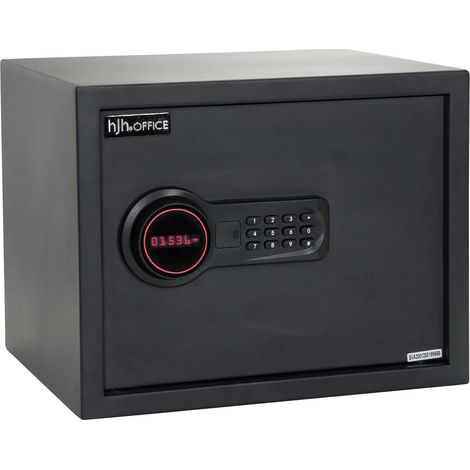 Safe / Tresor SAFE COMPACT 27l mit LCD Display schwarz hjh OFFICE (1/5)