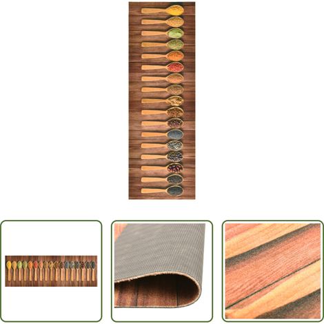 vidaXL Löffel - Küchenbodenmatte Waschbar Löffel 60x180 cm (1/5)