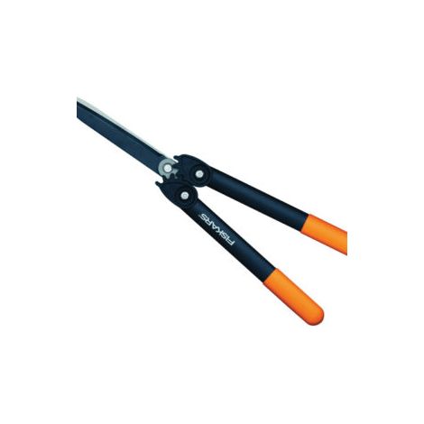 Fiskars PowerGear II Telescopic Hedge Shears with Gear Mechanism, 57 cm Cutting Length, Model 1000596