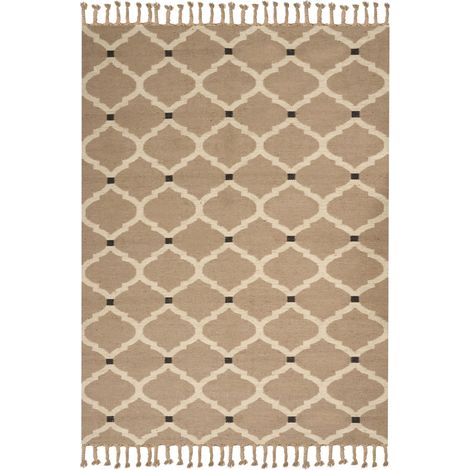 Teppich ORENCIK Beige 200 x 300 cm Jute