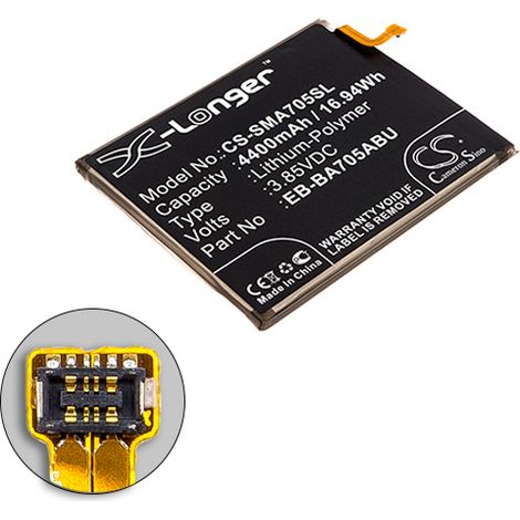 NX - Batterie téléphone, smartphone, GSM pour Samsung 3.85V 4400mAh - EB-BA705ABEEB-BA7