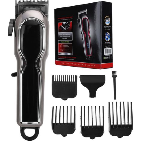 Tondeuse Électrique Numérique LCD pour Hommes - Coupe Précise Barbe et Cheveux - Finition Fine - Prise UE 110-240V (1/5)