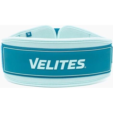 Cintura di sollevamento VELITES Taglia L 91-97 cm Blu chiusura scratch (1/5)