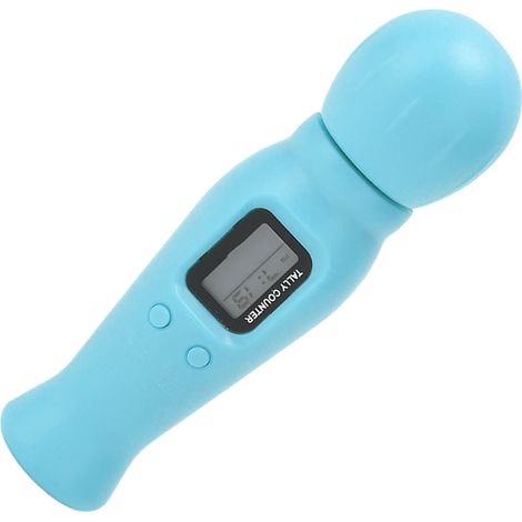 Compteur de chapelet portable à LED avec bande lumineuse, horloge, chapelet électronique avec boussole, bleu. (1/5)