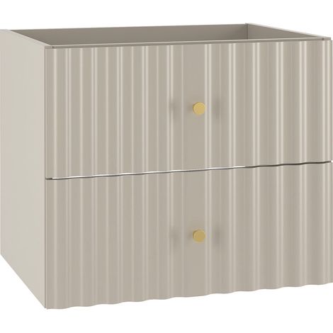 Waschtischunterschrank 60cm Izae mit 2 Schubladen, Kaschmir (1/5)