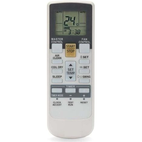 Télécommande compatible avec les climatiseurs Fujitsu et génériques, conception originale, fonctions avancées, jusqu'à 4 vitesses de ventilation, prête à l'emploi en quelques secondes (1/4)